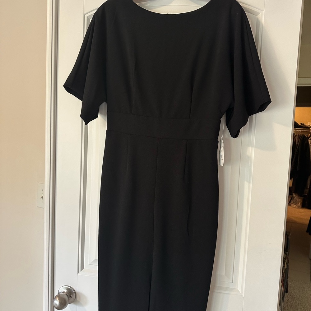 Alexia Admor Black dress with beautiful flare sleeves